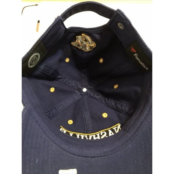 Nashville predators NHL adjustable baseball cap navy blue Embroidered NWT - Picture 8 of 8